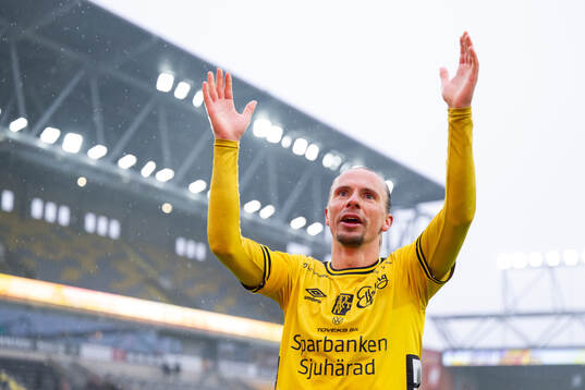 Elfsborgs Niklas Hult jublar