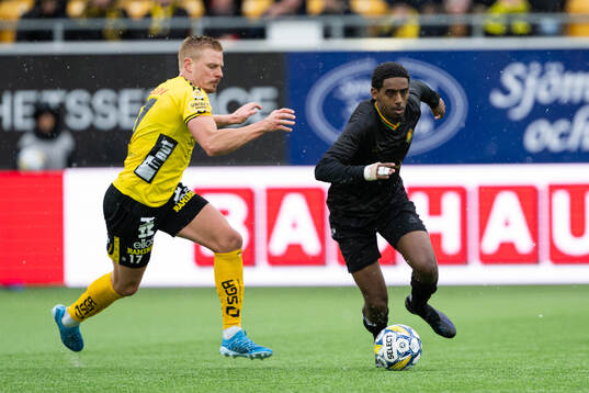 Elfsborgs Per Frick och GAISs Harun Ibrahim