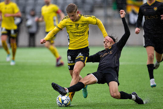 Elfsborgs Gottfrid Rapp och GAISs Amin Boudri
