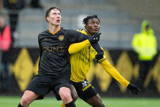 GAISs Robin Frej och Elfsborgs Jalal Abdullah
