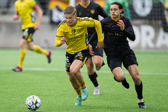 Elfsborgs Gottfrid Rapp och GAISs Amin Boudri