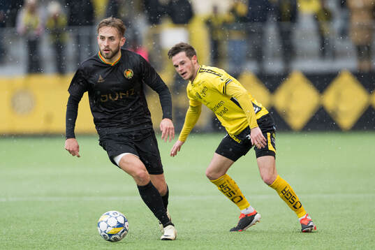 GAISs Jack Cooper-Love och Elfsborgs Jens Jakob Dyhr