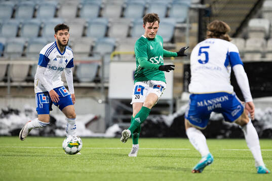 IFK Norrköpings Laorent Shabani och Brages Filip Sjöberg