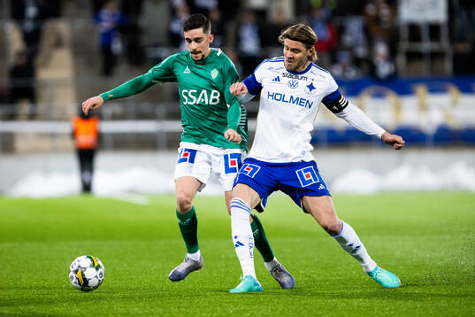 Brages Emil Tot Wikström och IFK Norrköpings Christoffer