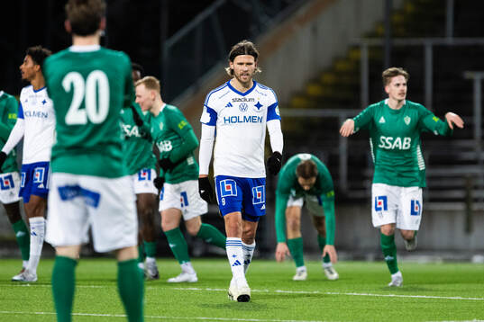 IFK Norrköpings Arnor Traustason deppar