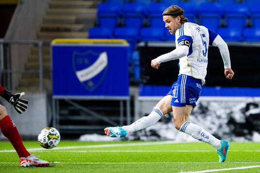 IFK Norrköpings Christoffer Nyman gör 1-0