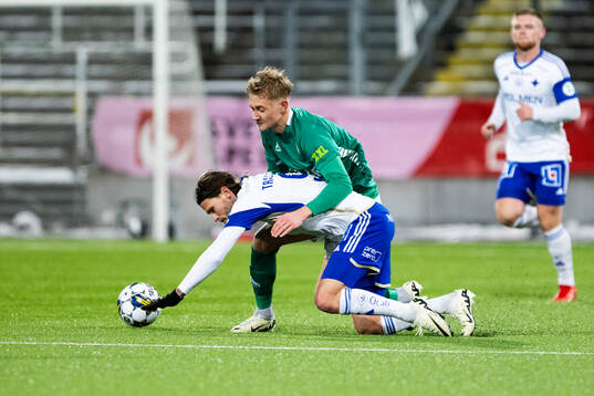 IFK Norrköpings Arnor Traustason och Brages Henry Sletsjøe
