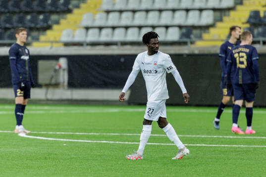 Helsingborgs Benjamin Acquah blev utvisad