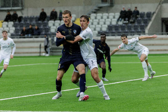 Halmstads Viktor Granath och Helsingborgs Wilhelm Nilsson