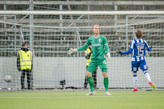 IFK Göteborgs målvakt Pontus Dahlberg deppar