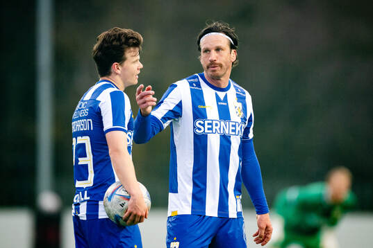 IFK Göteborgs Kolbeinn Thordarson och Gustav Svensson