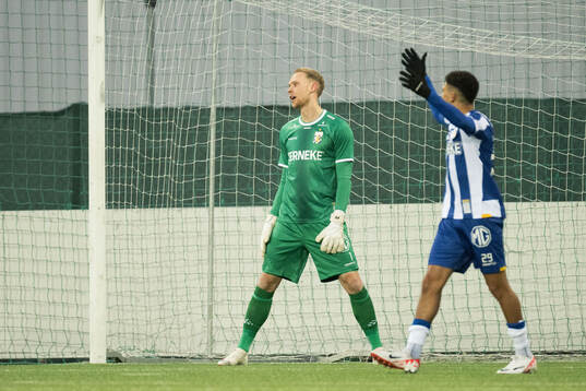 Under fotbollsmatchen i Svenska Cupen mellan Nordic United