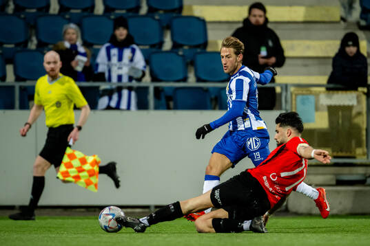 IFK Göteborgs Arbnor Mucolli och Nordic Uniteds Jonathan