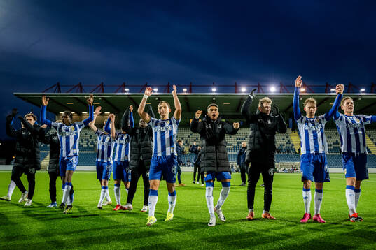 IFK Göteborgs spelare jublar