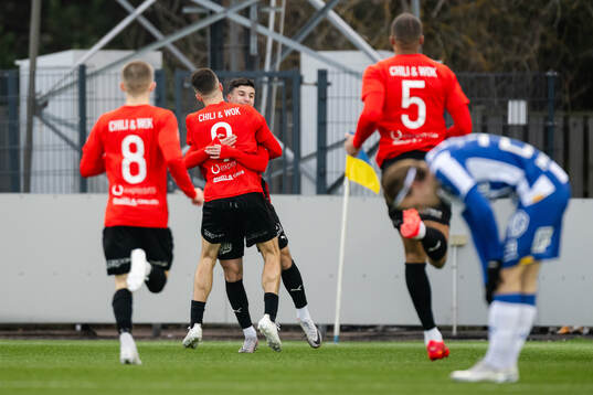 Nordic Uniteds Johannes Tahan jublar
