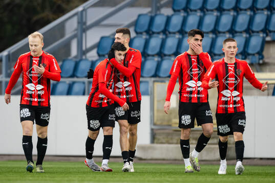 Nordic Uniteds Johannes Tahan jublar