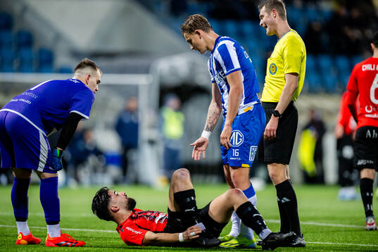 Nordic Uniteds Jonathan Gursac har ont