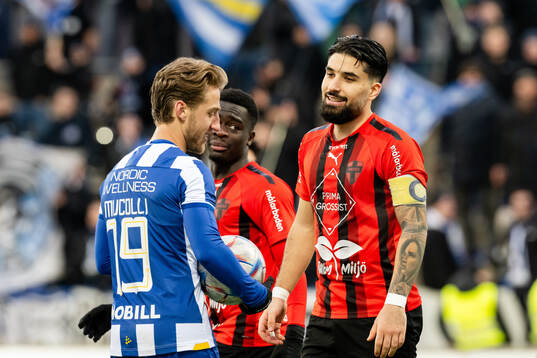 IFK Göteborgs Arbnor Mucolli och Nordic Uniteds Jonathan