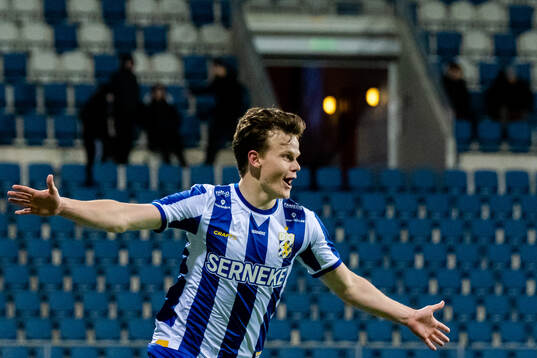IFK Göteborgs Kolbeinn Thordarson jublar