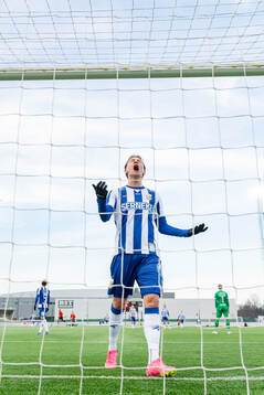 IFK Göteborgs Sebastian Hausner och målvakt Pontus