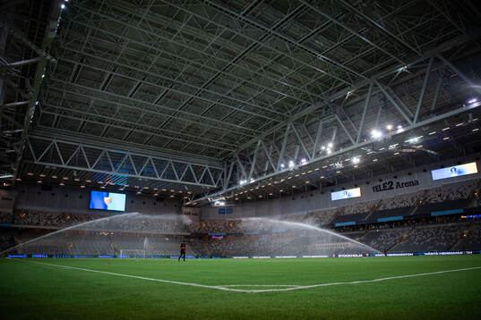 Interiör vy av Tele2 Arena