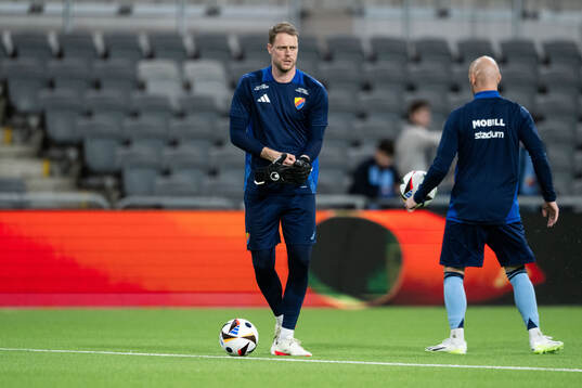 Djurgårdens målvakt Malkolm Nilsson Säfqvist