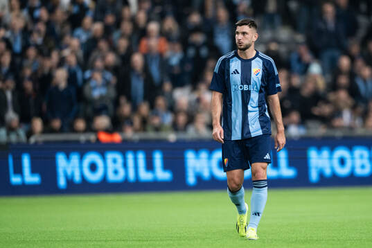 Djurgårdens Besard Sabovic deppar