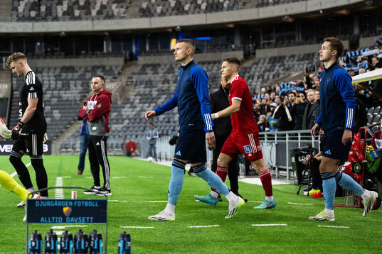 Djurgårdens Piotr Johansson och Miro Tenho