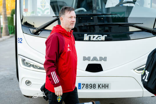 Head coach Peter Gerhardsson of the women's national