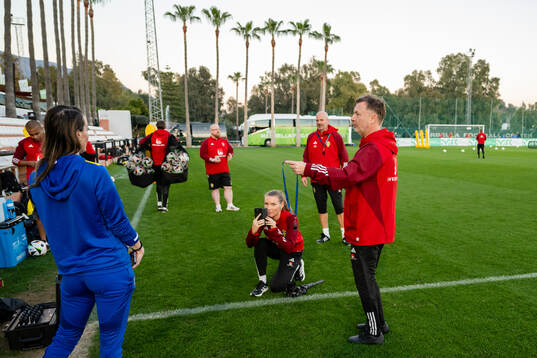 Head coach Peter Gerhardsson of the women's national