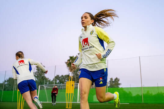Elin Rubensson of the women's national football team of