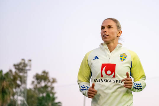 Jonna Andersson of the women's national football team of