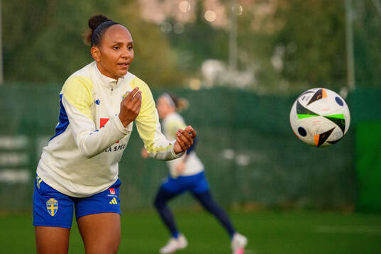 Madelen Janogy of Sweden of the women's national football