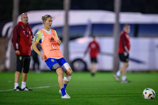 Emma Kullberg of Sweden of the women's national football