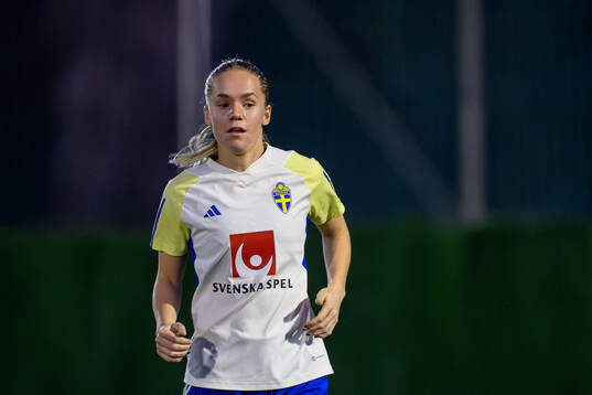 Hanna Lundkvist of Sweden of the women's national football