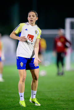 Elin Rubensson of Sweden of the women's national football