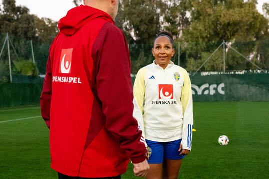 Madelen Janogy of the women's national football team of