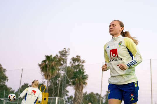 Matilda Vinberg of the women's national football team of