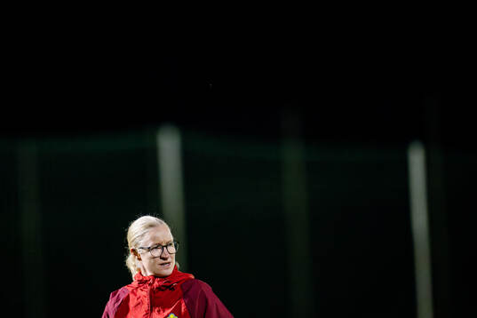Assistant coach Victoria Sandell of the women's national