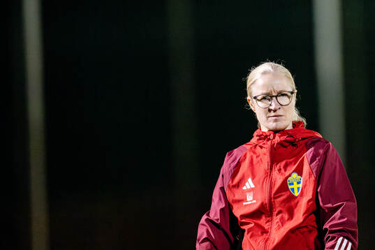 Assistant coach Victoria Sandell of the women's national