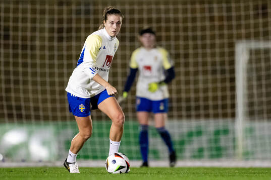 Filippa Angeldahl of the women's national football team of