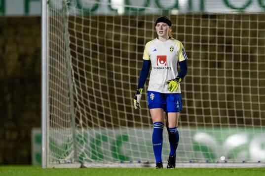 Goalkeeper Tove Enblom of the women's national football