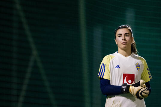 Goalkeeper Zecira Musovic of the women's national football