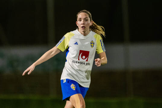 Elin Rubensson of the women's national football team of