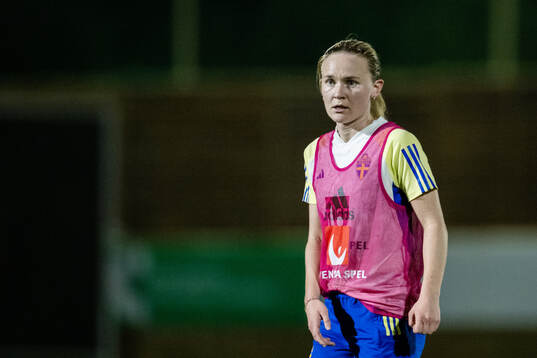 Matilda Vinberg of the women's national football team of