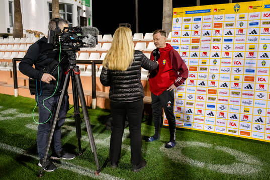 Head coach Peter Gerhardsson of the women's national