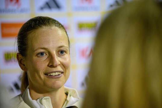 Anna Anvegård of Sweden of the women's national football