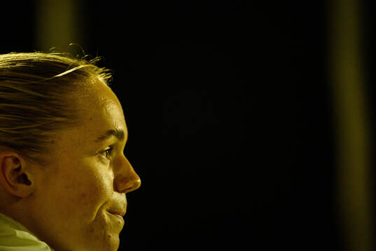 Hanna Lundkvist of Sweden of the women's national football