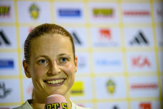 Anna Anvegård of Sweden of the women's national football