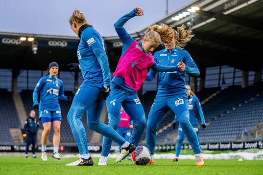 Justine Kielland of the Norwegian women's national football
